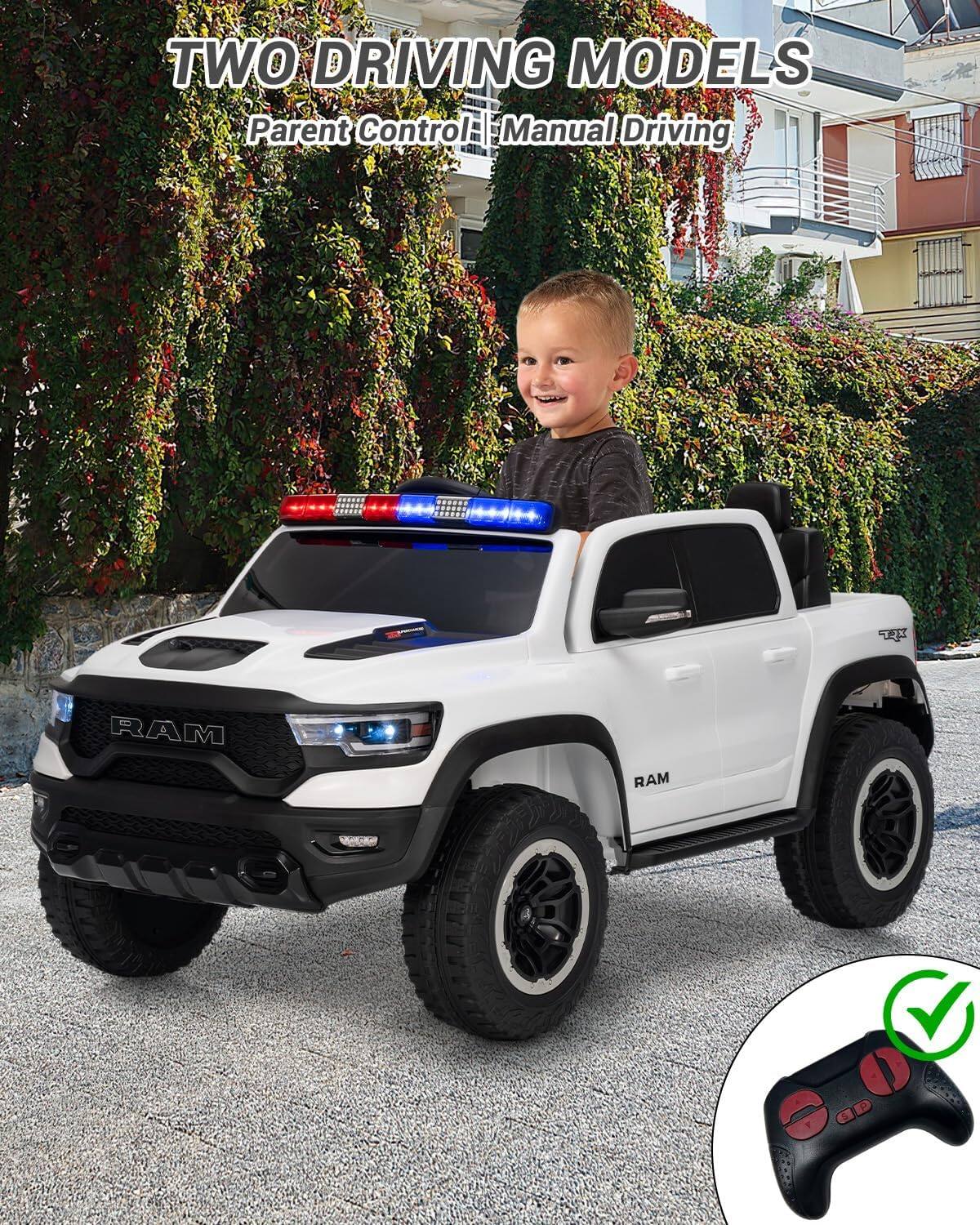 TWO DRIVING MODELS  
Parent Control: Manual Driving