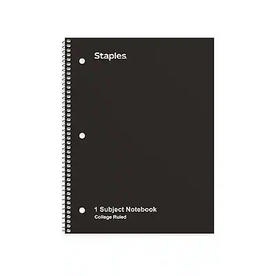 Stample Notebook Staples 1 Subject Notebook, 8