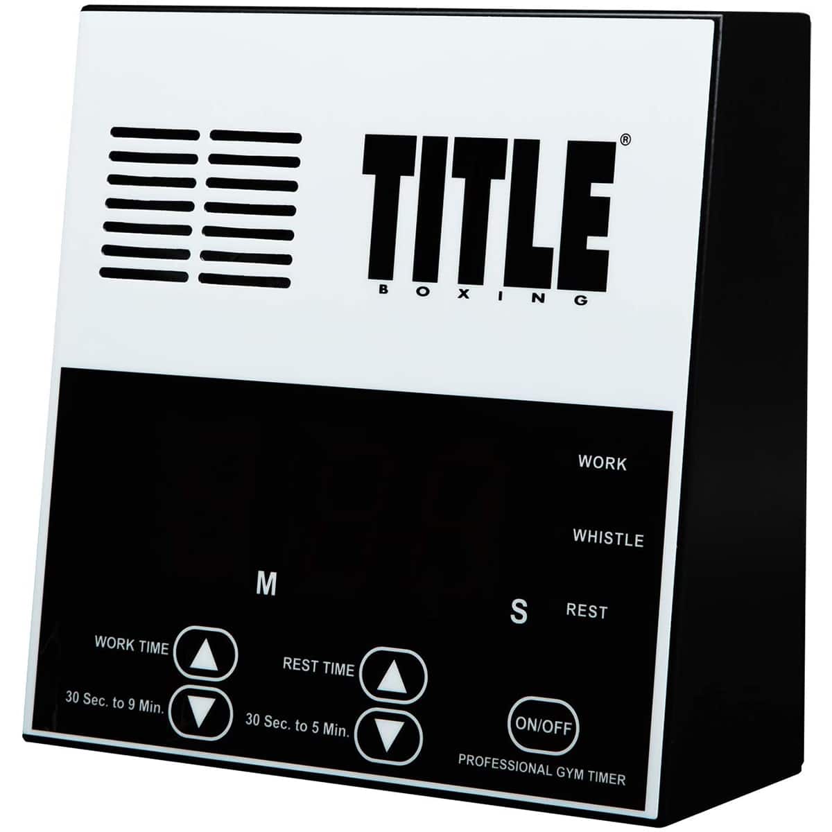 TITLE Boxing - Pro Digital Gym Timer - Black
