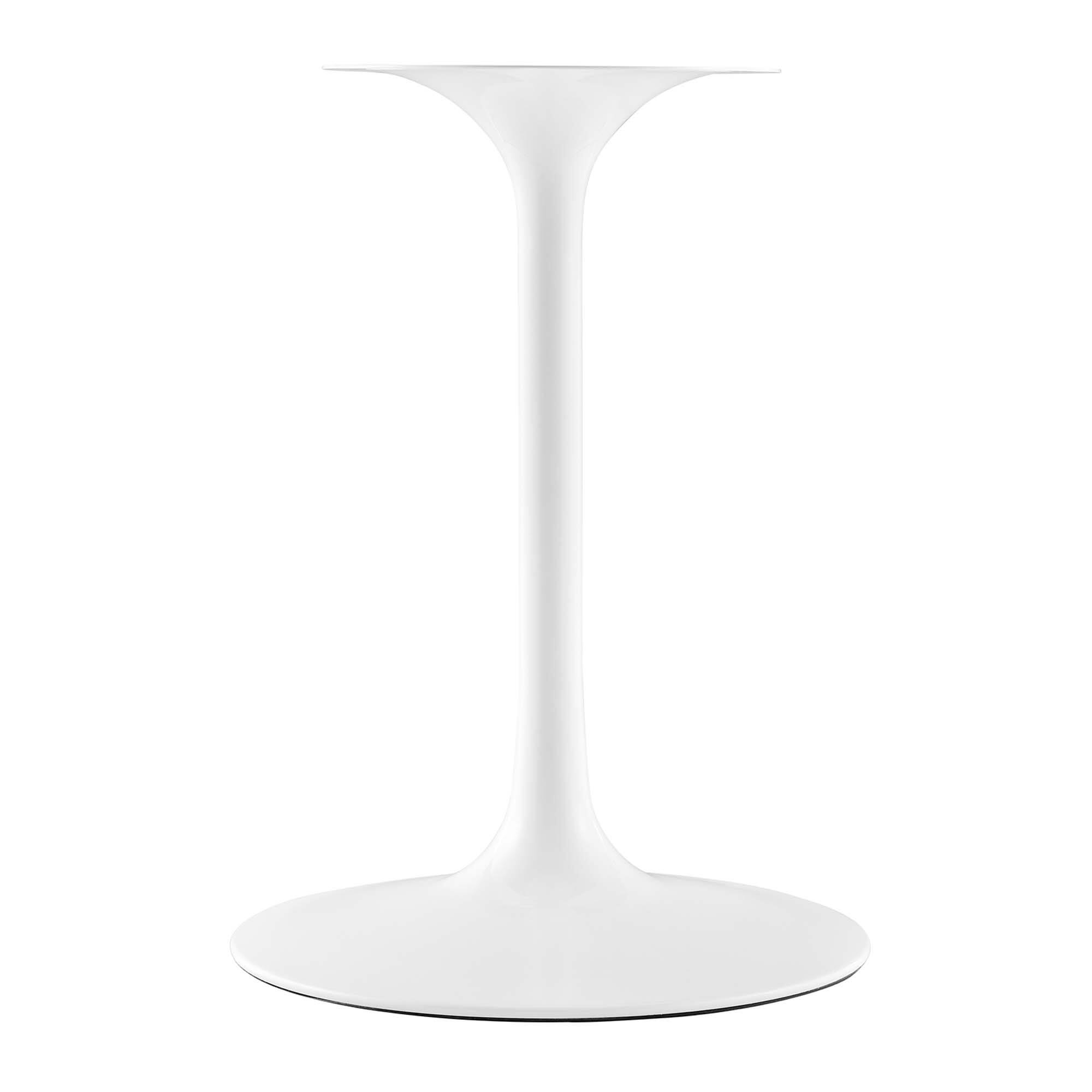 Alt View 3. Modway - Lippa Round 28" Dining Table - White Black.