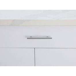Elegant Decor - Quinn 5" Center to Center Bar Pull Multipack (set of 10) - Brushed Nickel