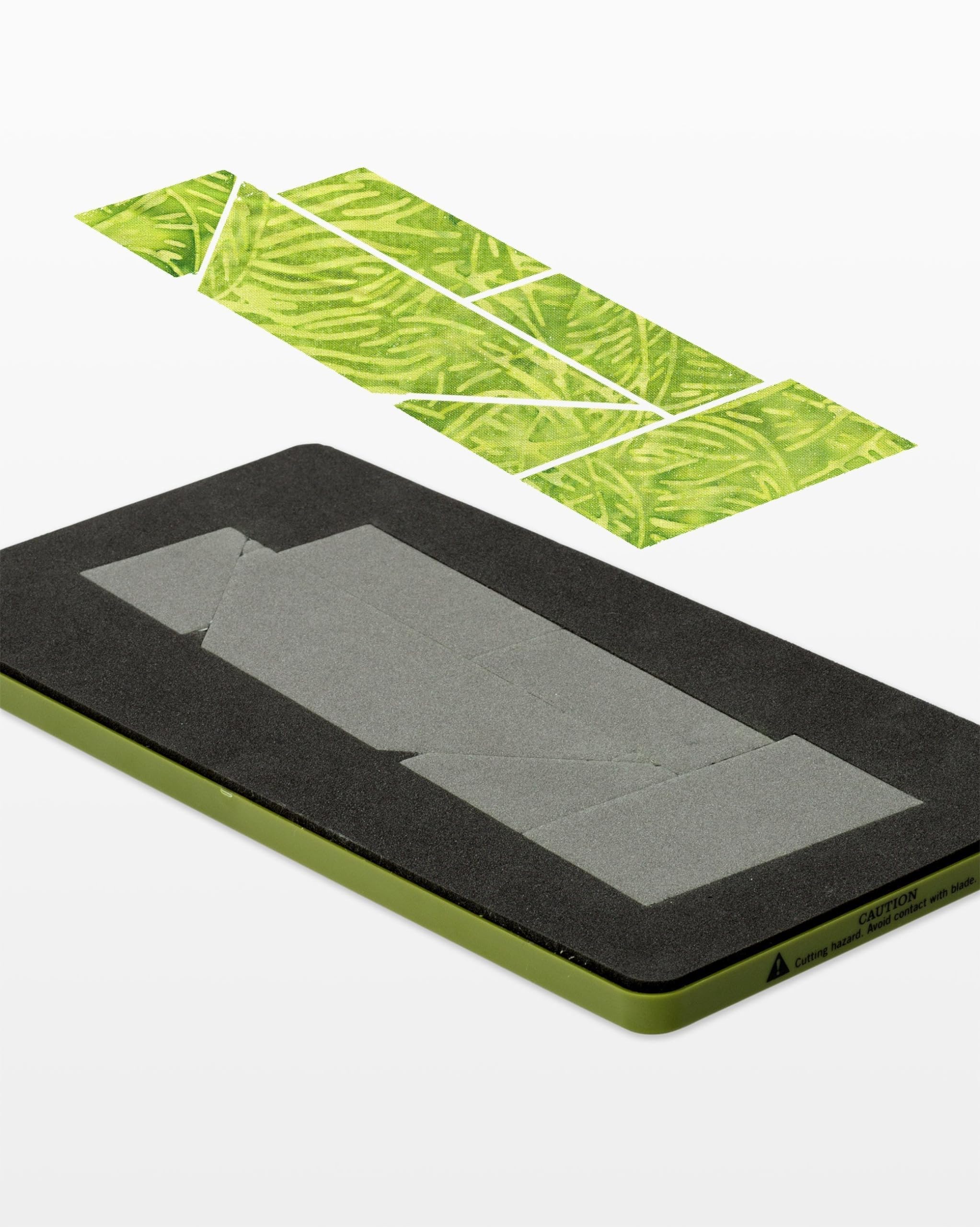 Back. AccuQuilt - Accuq uilt Coil Punch Haberdashery/Back Cover Plastic/Metal Grey/Green, 35 x 16.5 cm.