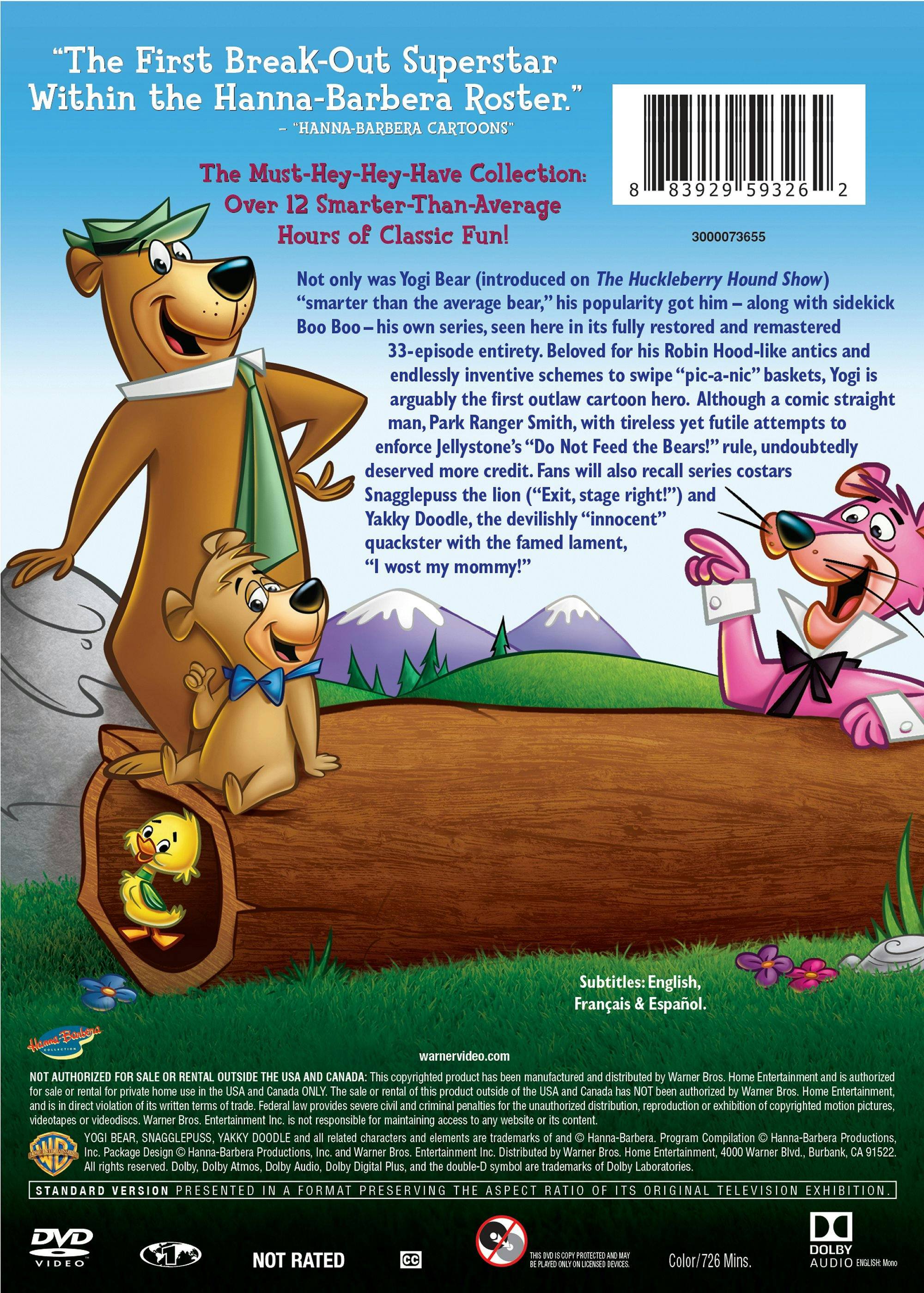 Angle. Yogi Bear: The Complete Series (Box Set) [DVD].