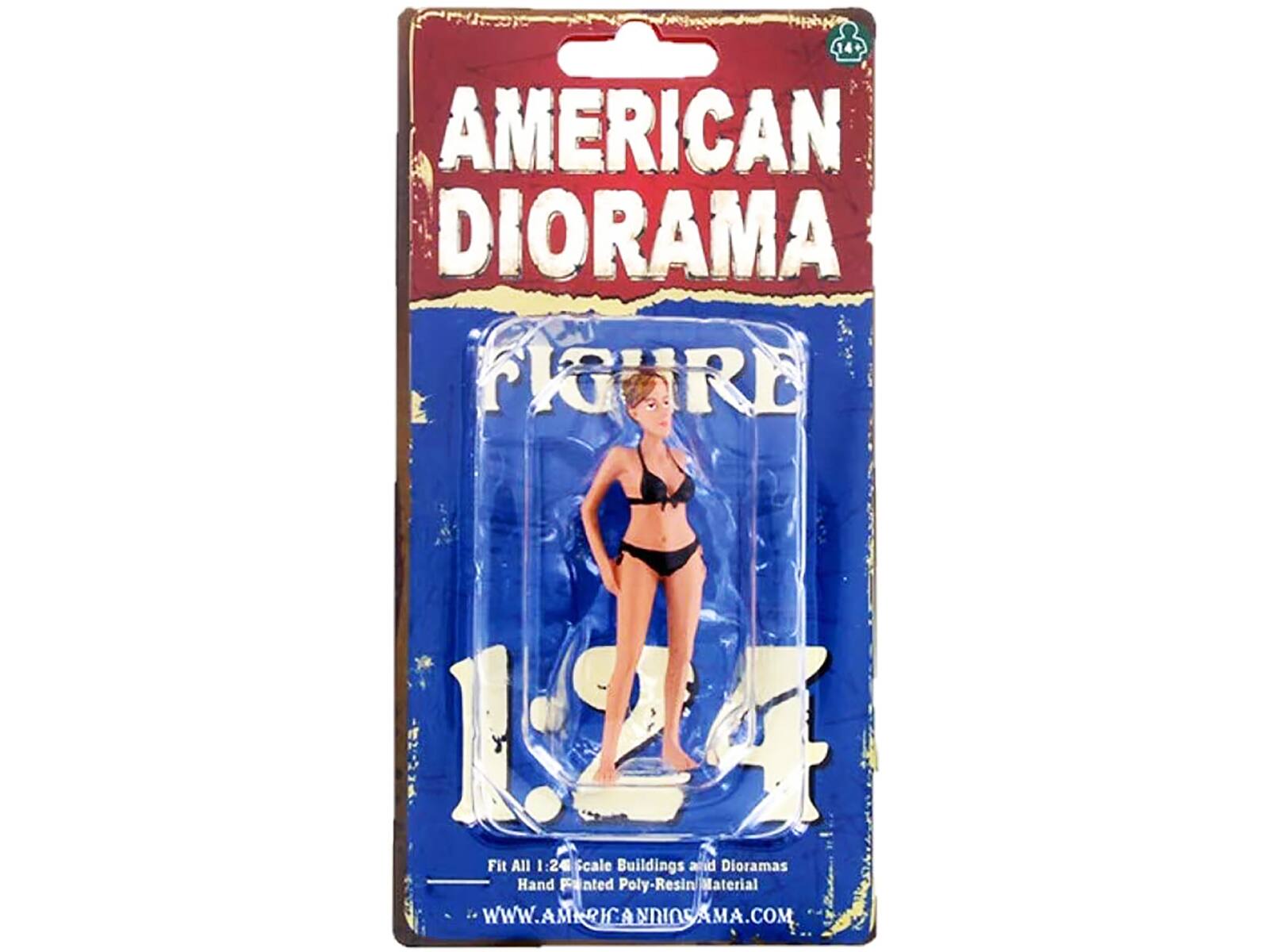 AMERICAN DIORAMA FIGURE 1:24  
Fit All 1:24 Scale Buildings and Dioramas  
Hand Painted Poly-Resin Material  
WWW.AMERICANDIORAMA.COM