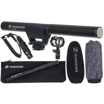 Sennheiser MKE 600 Shotgun Microphone Kit with Shockmount, XLR Sennheiser MKE 600 Shotgun Microphone Kit with Shockmount, XLR