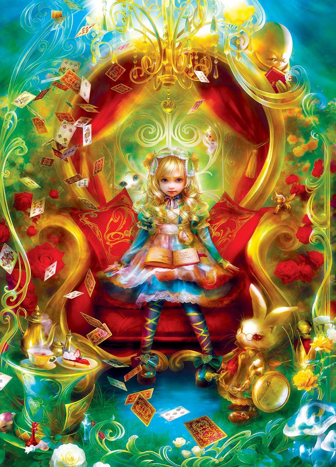 Alt View 10. MasterPieces - Tea Party Time 1000 Piece Jigsaw Puzzle - Multi-Color.