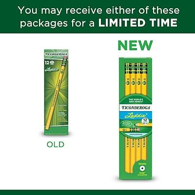 You may receive either of these packages for a LIMITED TIME

NEW
TICONDEROGA
Ladie 12

OLD
TICONDEROGA
Ladie 12