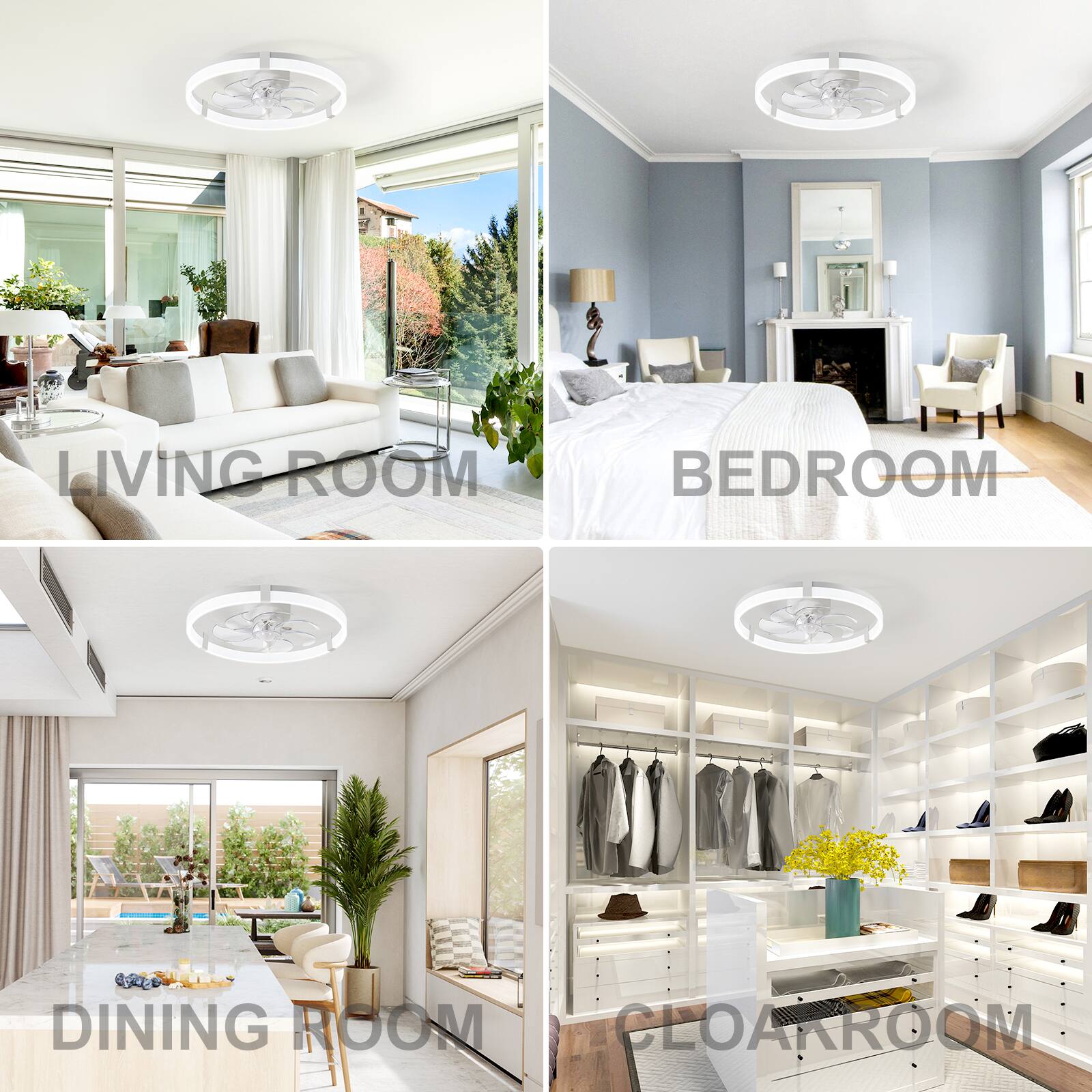 LIVING ROOM  
BEDROOM  
DINING ROOM  
CLOAKROOM