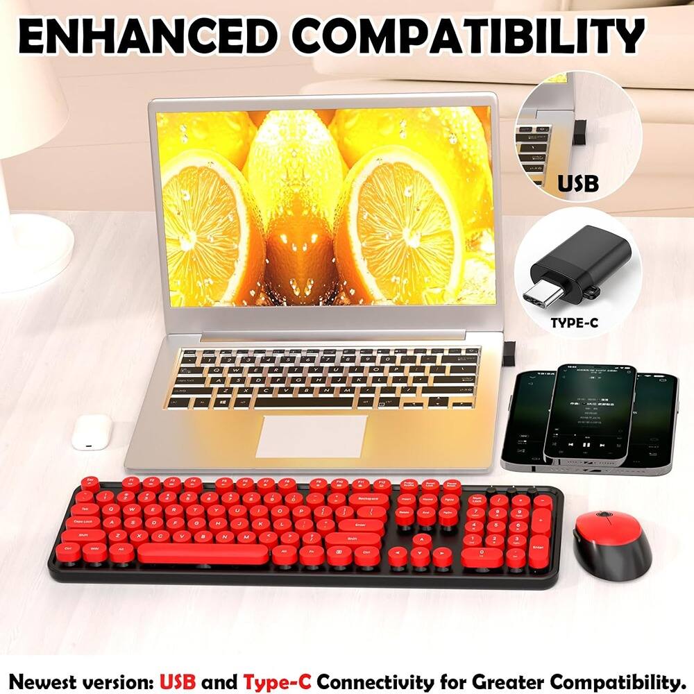 ENHANCED COMPATIBILITY

Newest version: USB and Type-C Connectivity for Greater Compatibility.