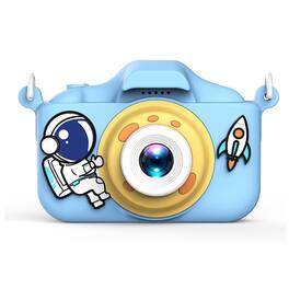 Cluzine - Kids Digital Camera, 2000W Pixels, 1080P Video, Games, Blue Astronaut Design