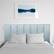 Left Zoom. CorLiving - Helena Channel Tufted Velvet Full/Double Headboard - Light Blue.