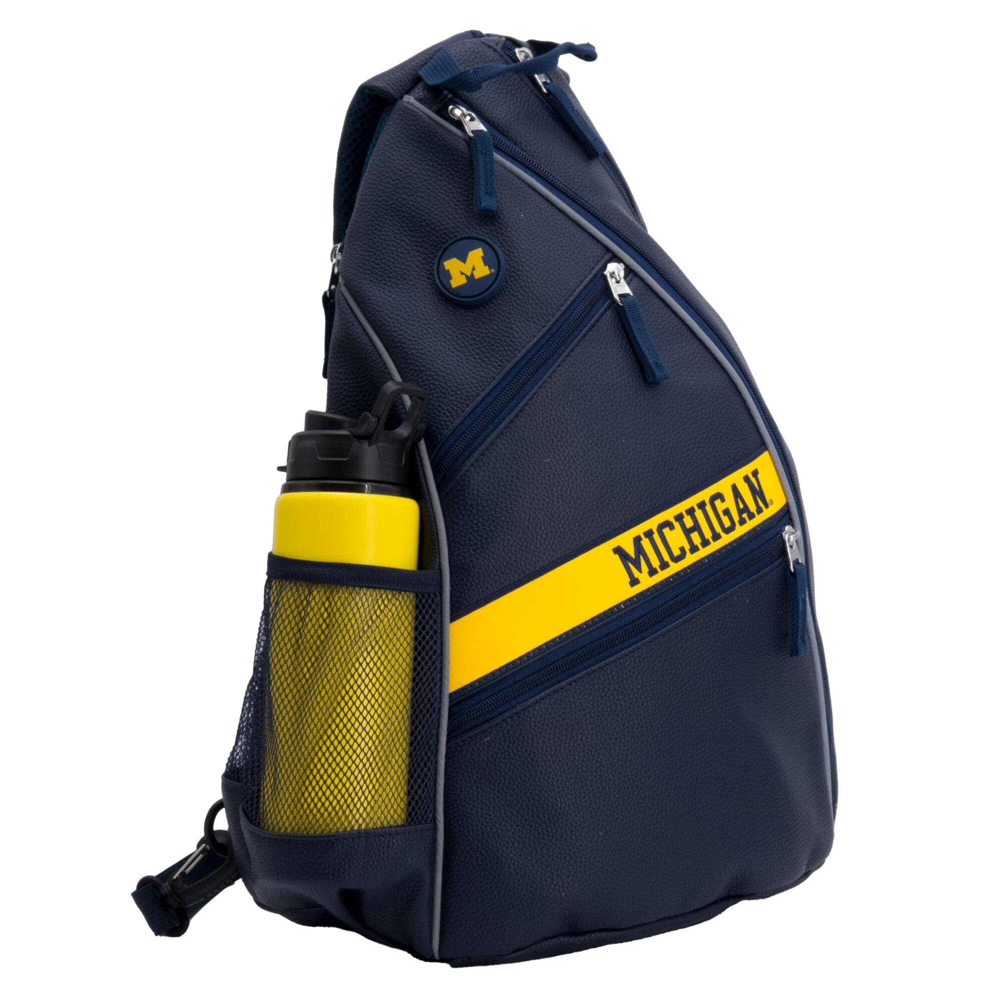 Alt View 2. Team Golf - Michigan Wolverines Embroidered Team Backpack - Multicolor.