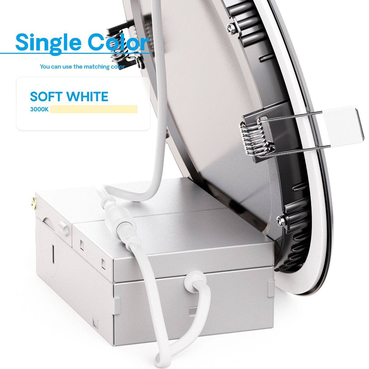 Single Color  
You can use the matching color or SOFT WHITE 3000K