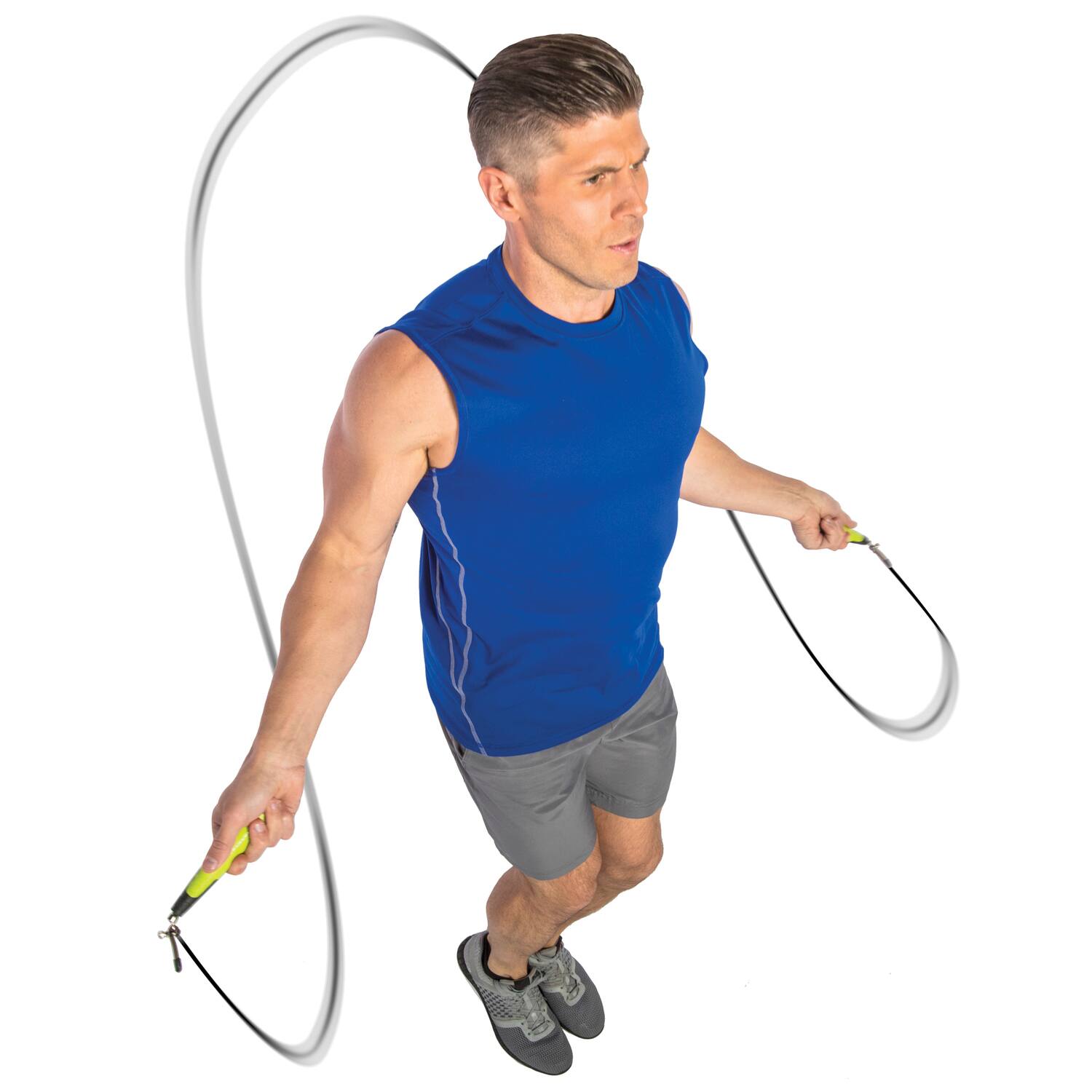 Alt View 1. GoFit - Pro Swivel Jump Rope - Green.