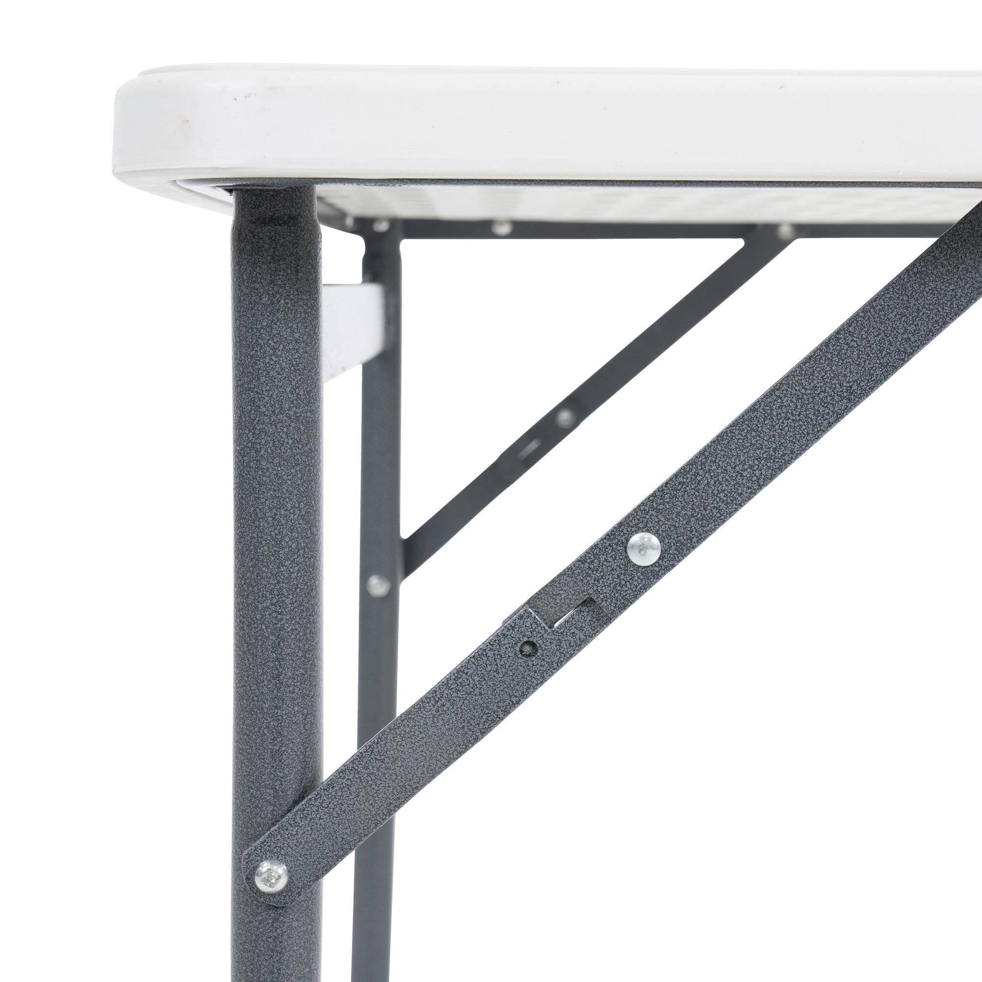 Alt View 7. Peakform - Peakform Compact Folding Banquet Table for Indoor or Outdoor Use, 34 Inch, White - White.
