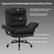 Executive Comfortable Home Office Chair
- Thick padded headrest provides extra support for your neck
- 25.6" Wide backrest gently cradles your entire body
- 2 side storage pockets
- Robust arched metal legs
- 360° Swivel silent casters