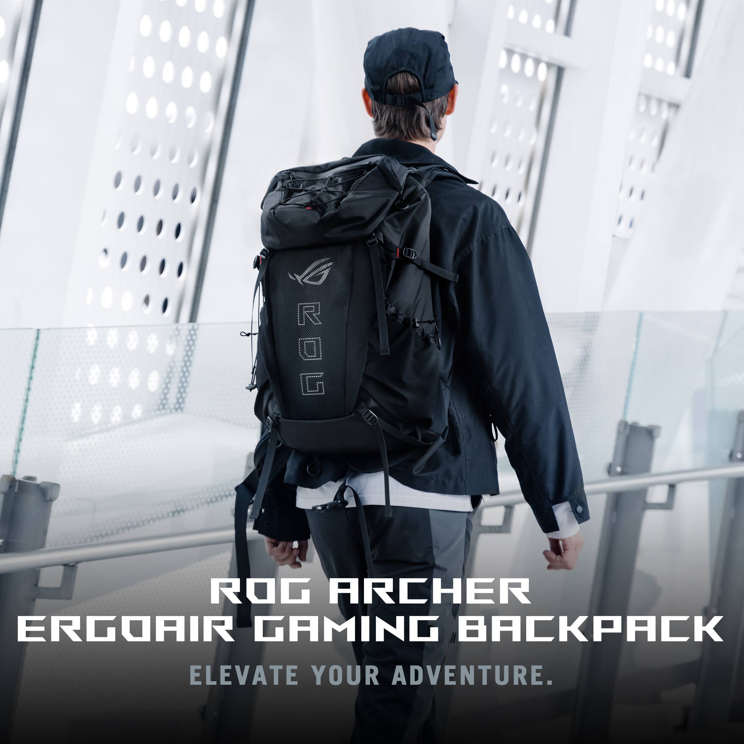 ROG ARCHER ERGOAIR GAMING BACKPACK  
ELEVATE YOUR ADVENTURE.