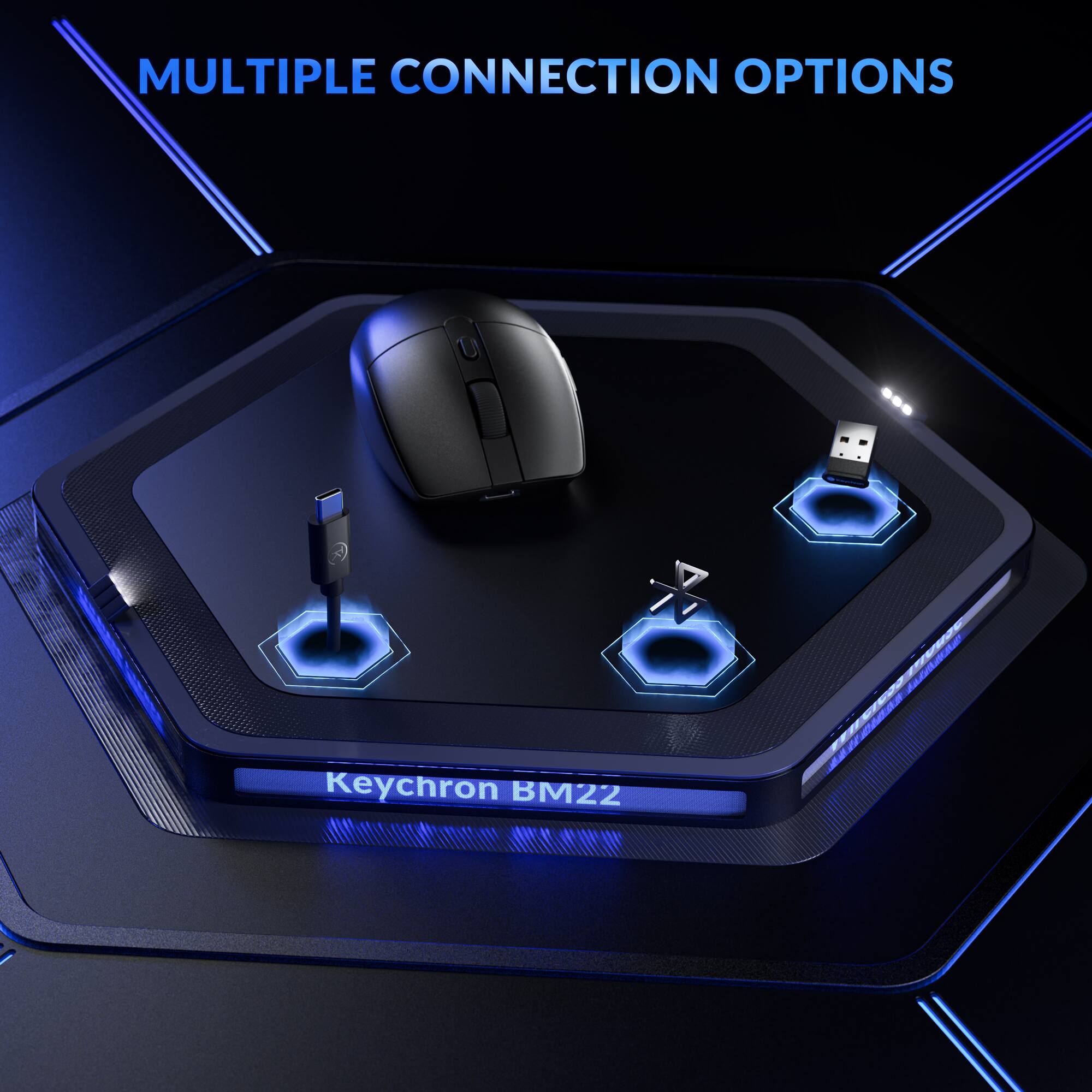 MULTIPLE CONNECTION OPTIONS

Keychron BM22