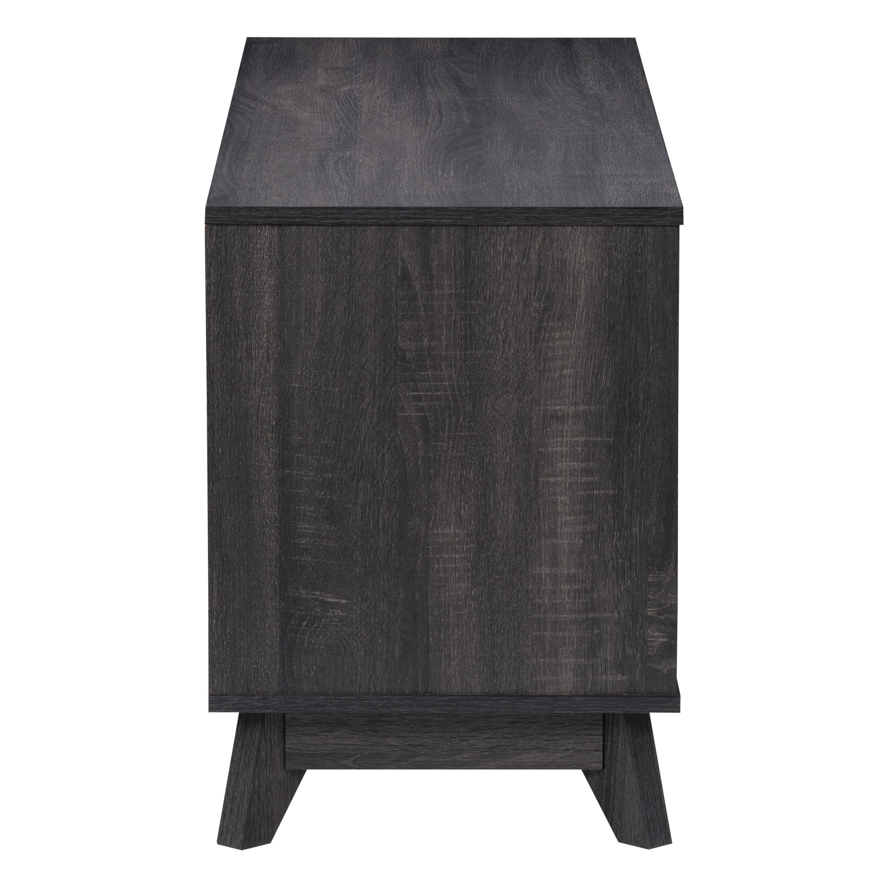 Alt View 24. CorLiving - Hollywood Wood Grain TV Stand with Drawers for Most TVs up to 55" - Dark Grey.