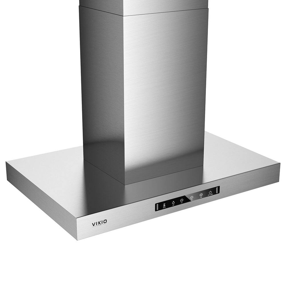 VIKIO - 42 inches - Convertible - Island Range Hood - Stainless Steel