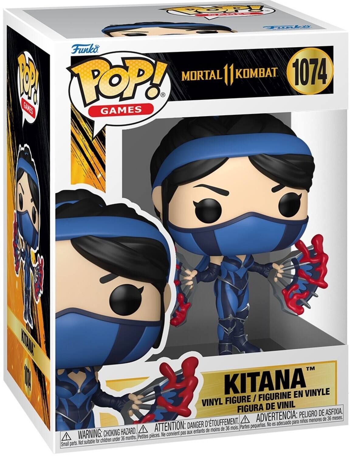 OP Tily Funko. M POP! MORTAL 11 KOMBAT 1074 R GAMES GAMES KITANA TM KITANA EN VINYLE FIGURE / FIGURINE VINYL DE VINIL FIGURA DE ASFIXIA. ADVERTENCIA: PELIGRO DE ASFIXIA. ATTENTION: DANGER D'ÉTOUFFEMENT. Partes pequeñas. No es adecuado para niños menores de 36 meses. CHOKING HAZARD. WARNING: Choking hazard. Petites pièces. Ne convient pas aux enfants. Small parts. Not suitable for children under 36 months.