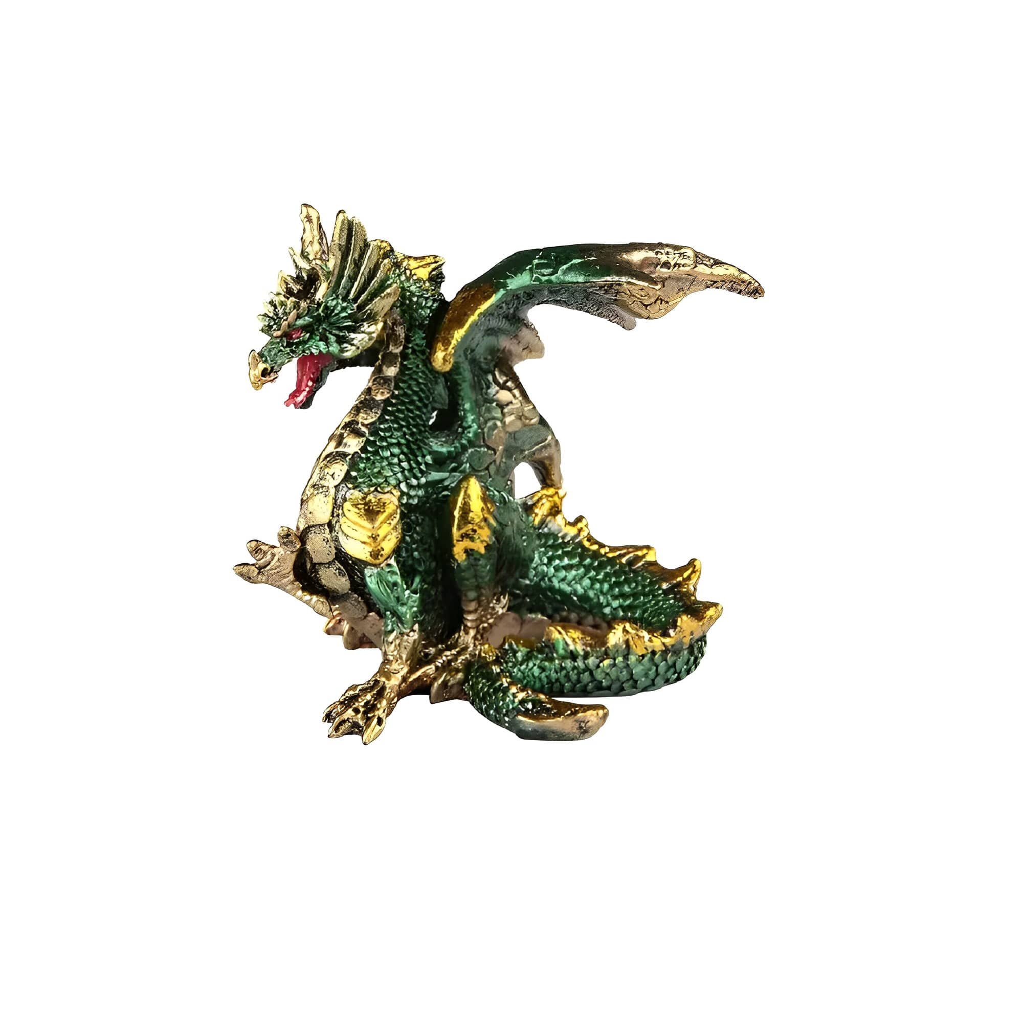 FC Design - 3.75"W Dragon Figurine Statue Office/Computer Desk Tabletop Medieval Gaming Home Decor Gift - Multi-Color