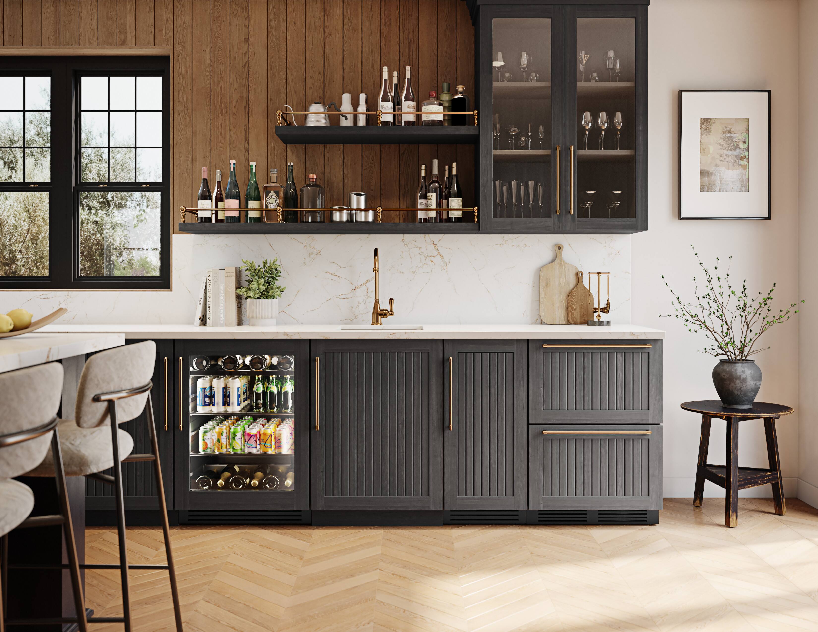 Alt View 11. Zephyr - 15" Presrv 80 lb. Daily Production Top Hat Built-In Panel Ready Gourmet Clear Ice Machine - Panel Ready.