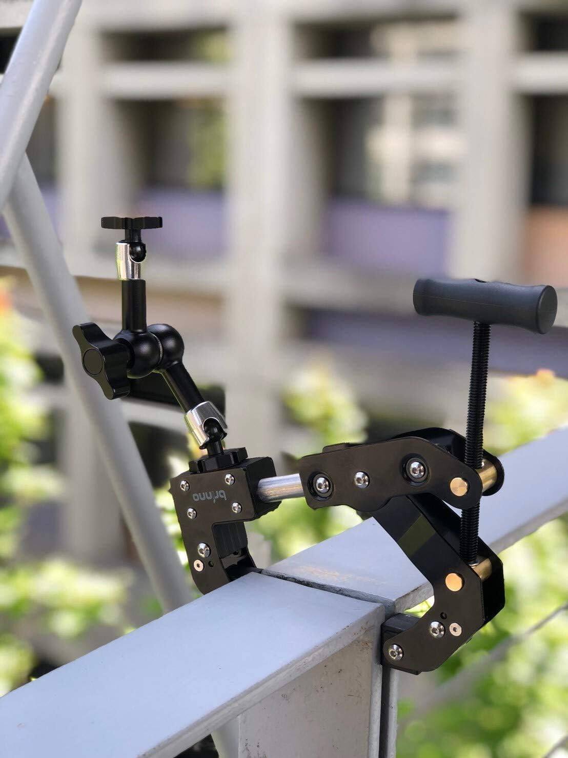 Alt View 1. Brinno - ACC1000P Heavy-Duty Camera Clamp with Magic Arm and Extension Poles.