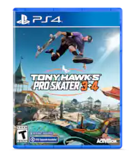 P R PS4 TONYHAWKS PRO SKATER 3+4 TEEN RU INTERNET REQUIRED T PS5 Upgrade Available ESRB nesd ACTIVISION