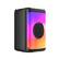 Angle Zoom. QFX - Portable Bluetooth Rechargeable Speaker with LMS Liquid Motion Party Lights - Black.