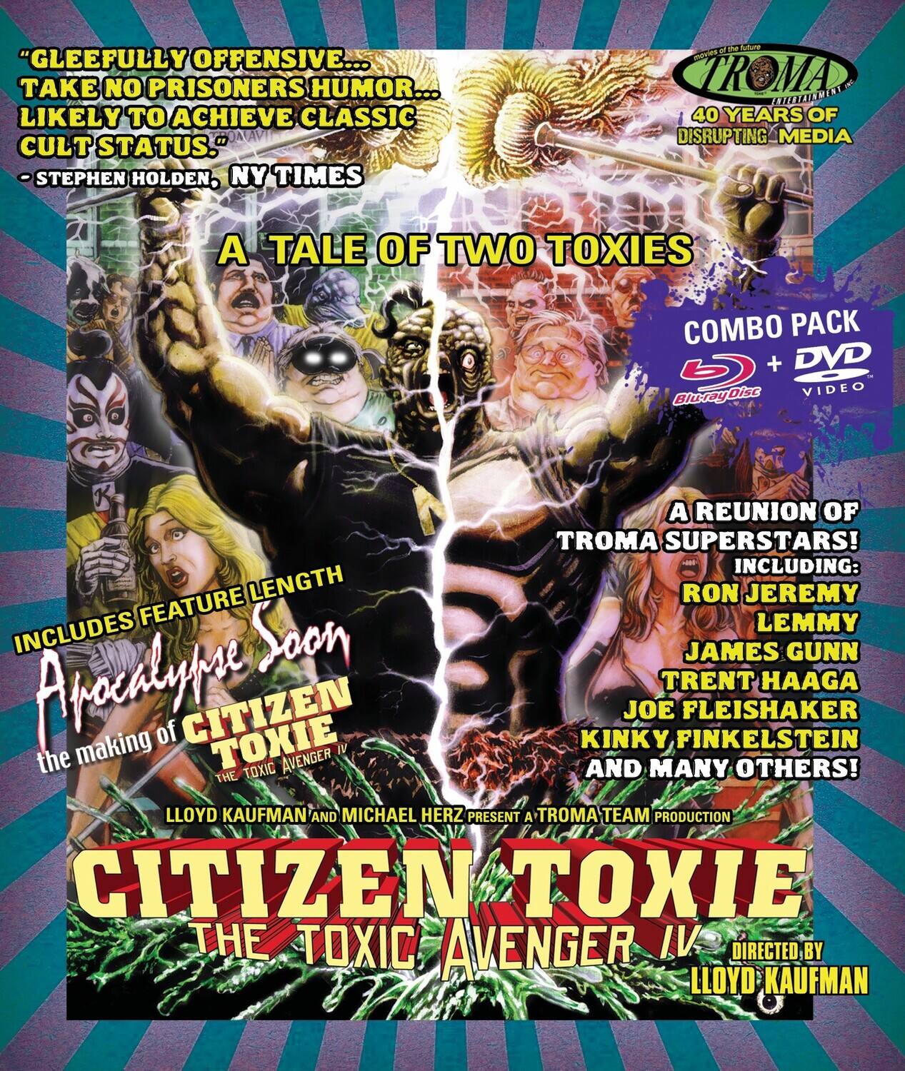Front. Citizen Toxie: The Toxic Avenger, Part IV   - BLU-RAY.