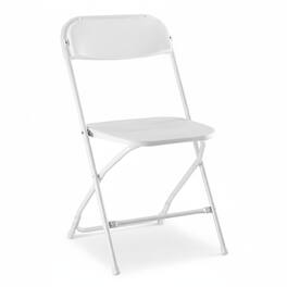 AOITUN - Folding Chair 4 Pack Portable & Comfortable Foldable Chairs for Daily Use - White