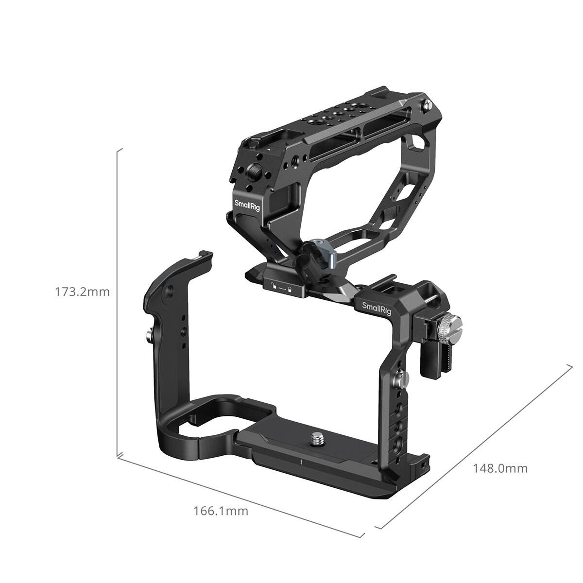 SmallRig  
173.2mm  
SmallRig  
148.0mm  
166.1mm