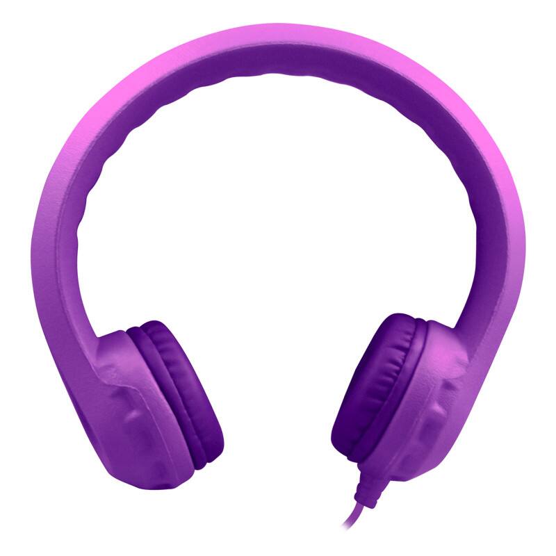 Front. HamiltonBuhl - Flex-Phones Single Construction Foam Headphones - Purple.