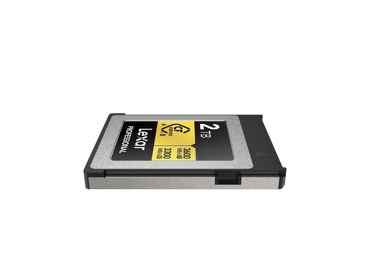 4 V.B express CF PROFESSIONAL Lexar MB/s 3300 MB/s 3600 2 TB
