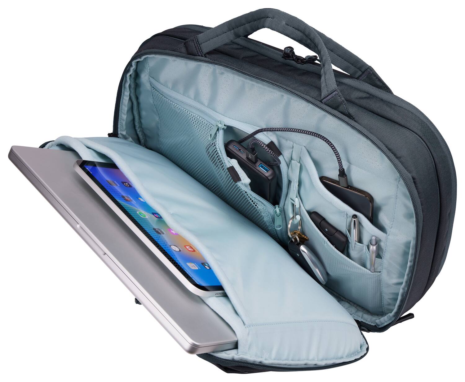 Left. Thule - Subterra 2 Hybrid Travel Bag - Dark Slate.