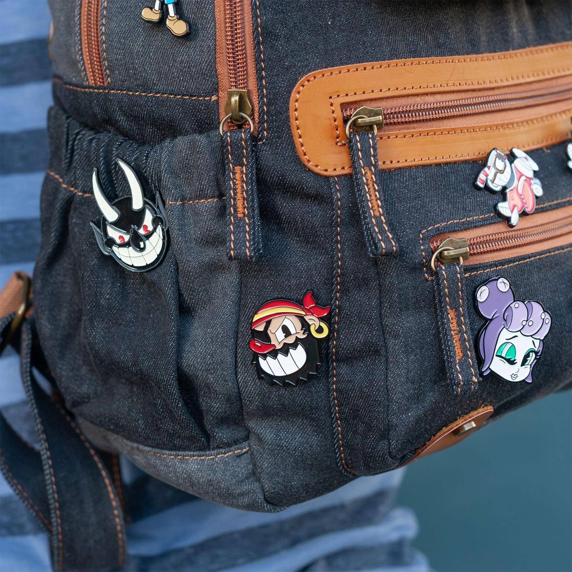 Alt View 10. Just Funky - Cuphead Collectibles Pirate Boss Enamel Collector Pin | Collector’s Edition - White.