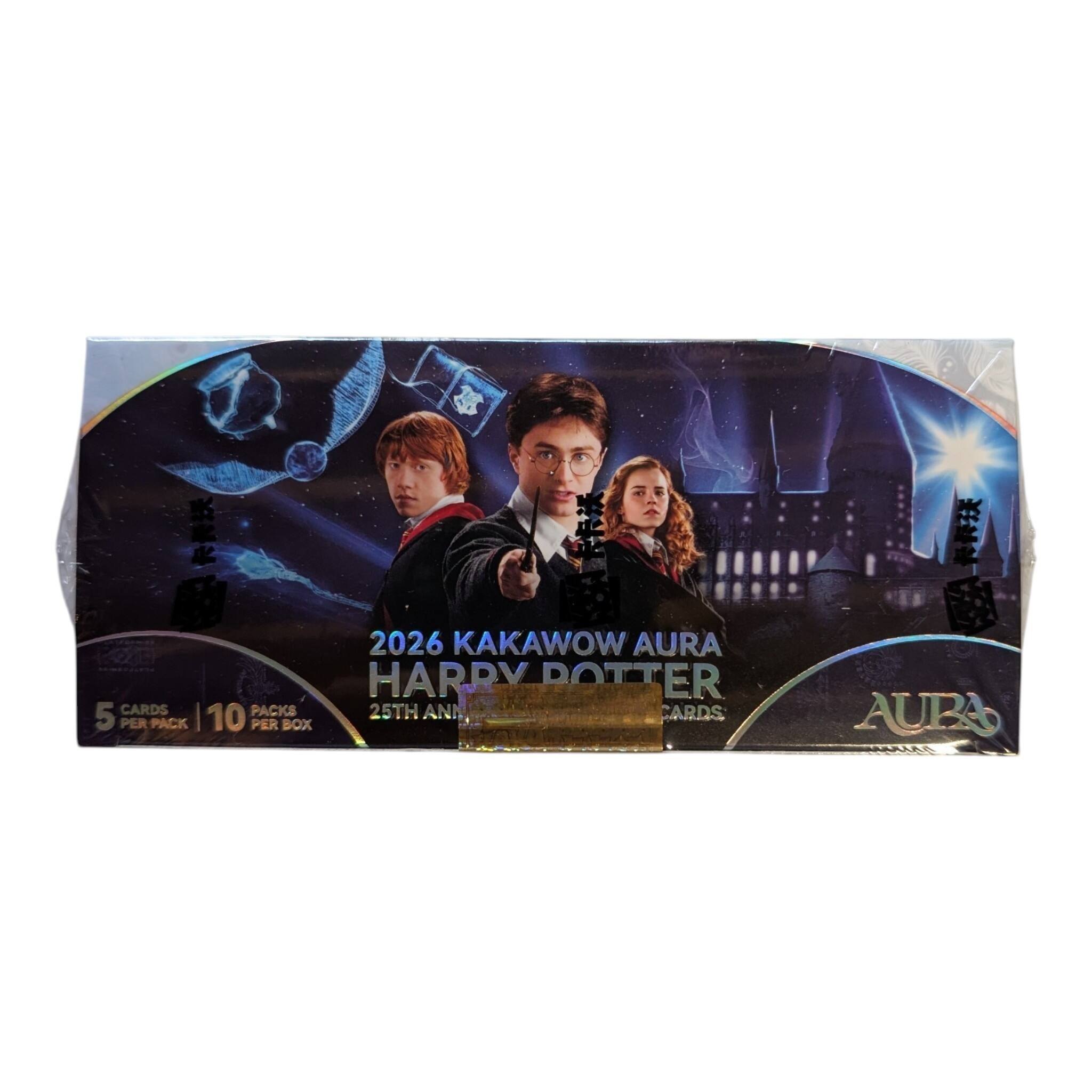 2026 KAKAWOW AURA DE HARRY POTTER CARDS PACKS 25TH ANN CARDS 5 PER PACK | 10 PER BOX