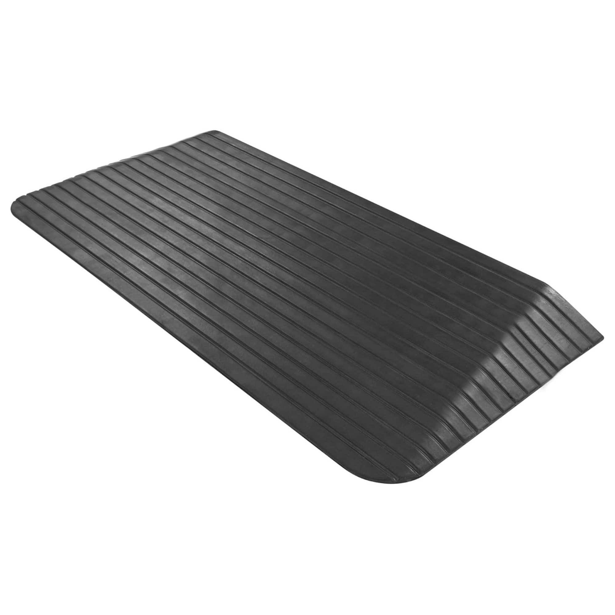 Silver Spring - Rubber Threshold Ramp for Wheelchairs, Scooters & More, 2.5" Rise - Black