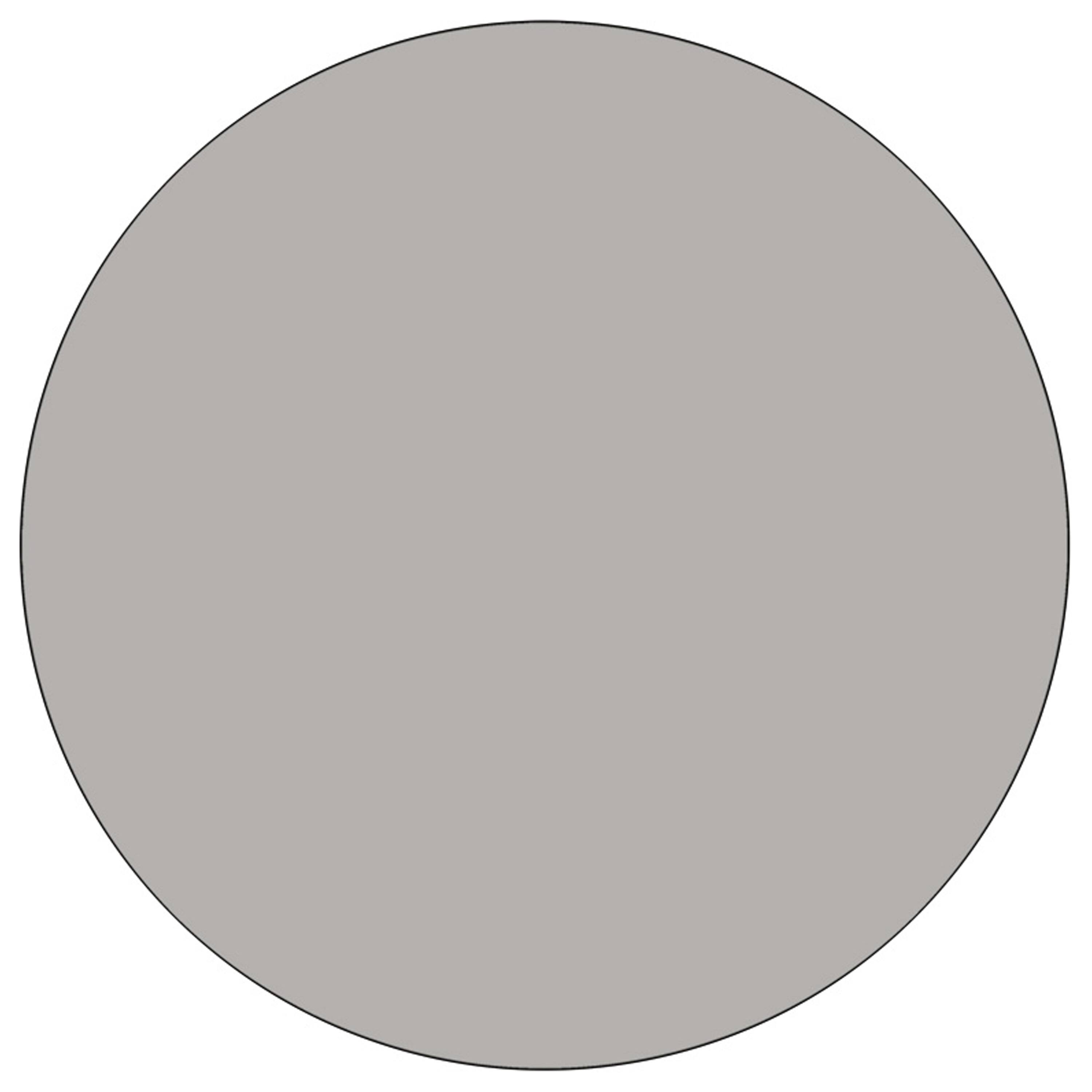Alt View 2. Emma + Oliver - 42" Round HP Laminate Adjustable Preschool Activity Table - Gray.