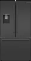 Bosch - 500 Series 21 Cu. Ft. Bottom-Freezer French Door Counter-Depth Refrigerator with External Water and Ice - Black Stainless Steel - Front_Zoom