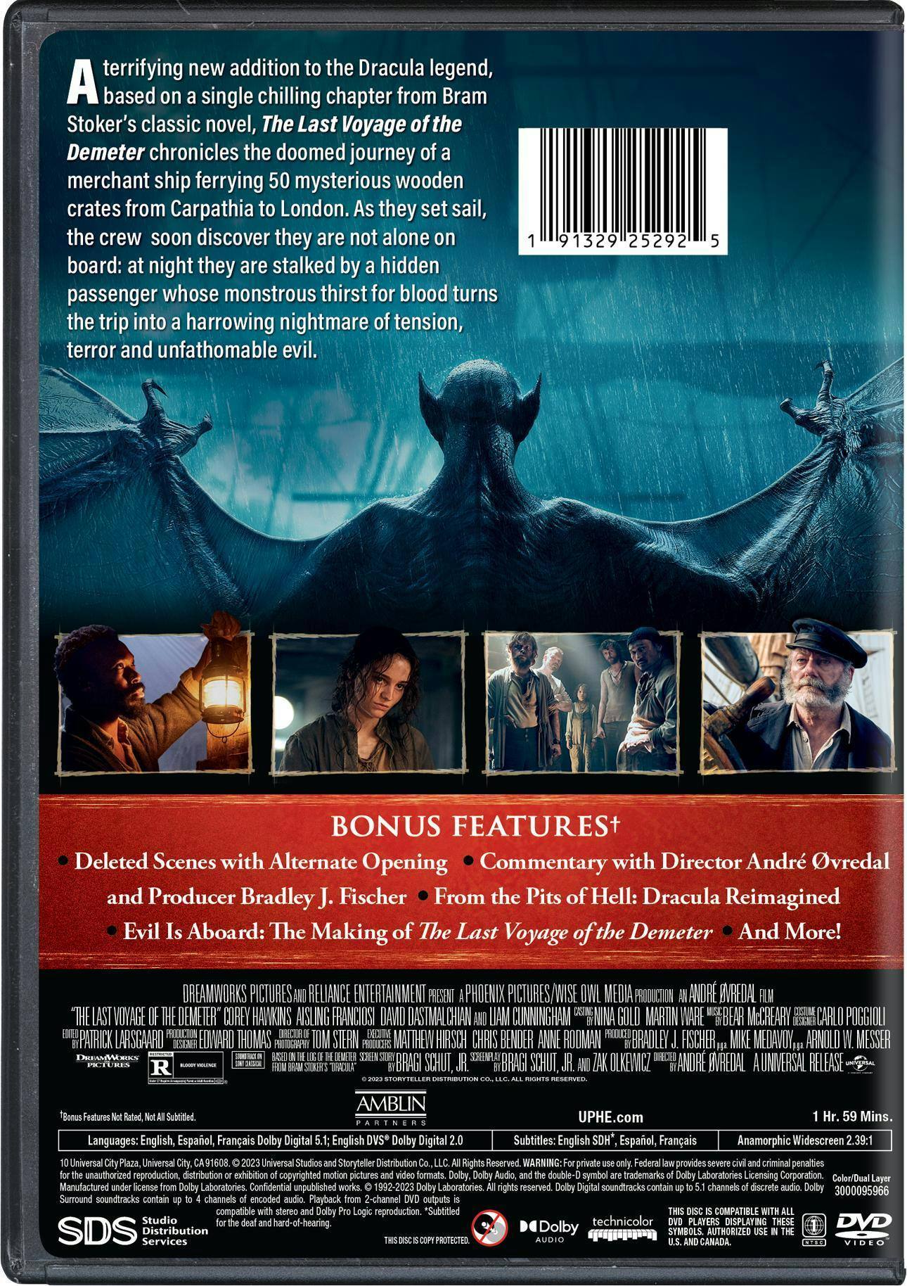 Back. The Last Voyage of the Demeter [DVD].