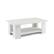 Alt View 6. Costway - Coffee Table 2-Tier Modern Center Cocktail Table W/Storage Shelf for Living Room - White.