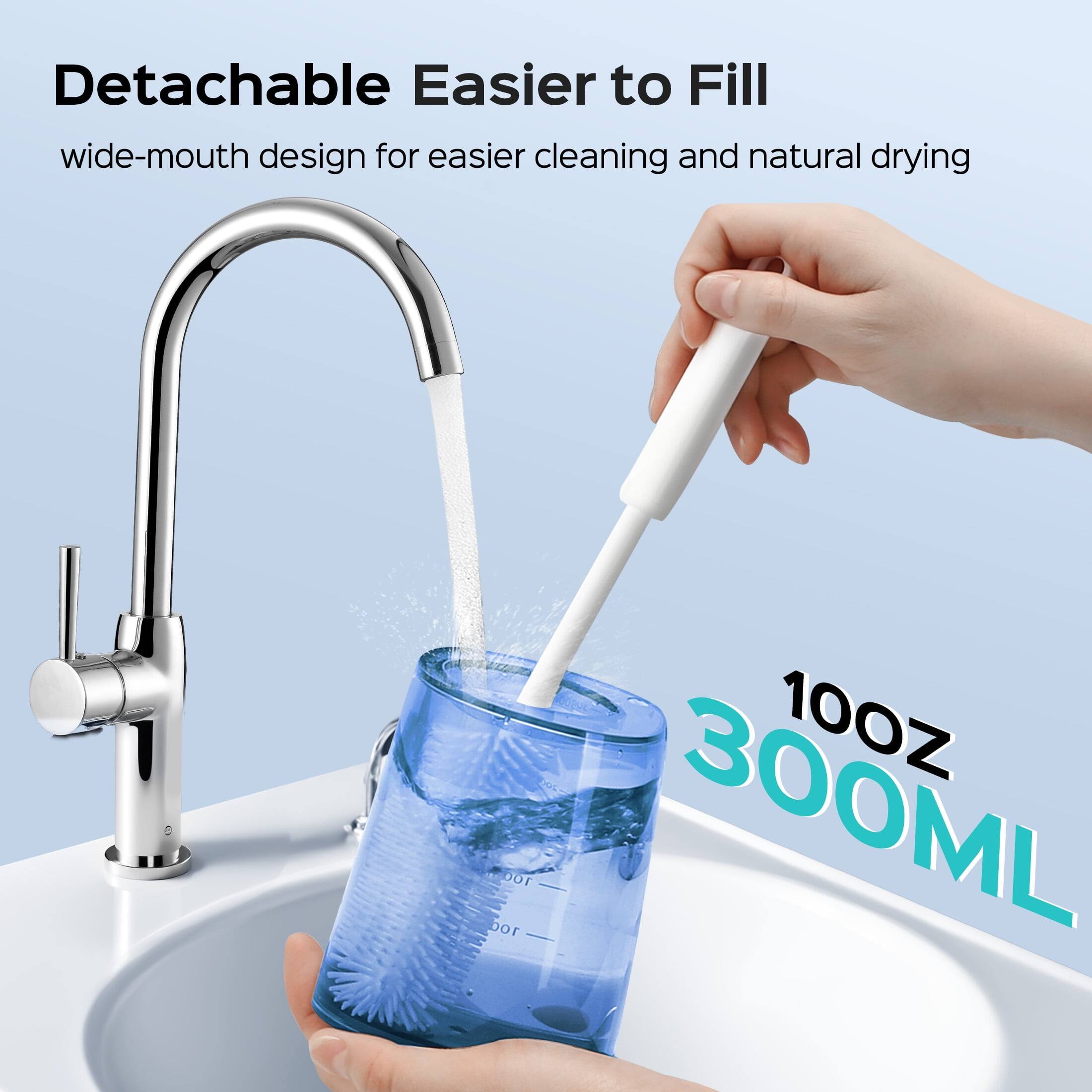 Detachable Easier to Fill  
wide-mouth design for easier cleaning and natural drying  
100oz 300ML