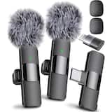 Mini Mic Pro - -Wireless Mic for iPhone, iPad, Android, Lavalier Microphone for Video Recording All iPhones & Androids - All iPhones & Androids (USB-C + Lightning)