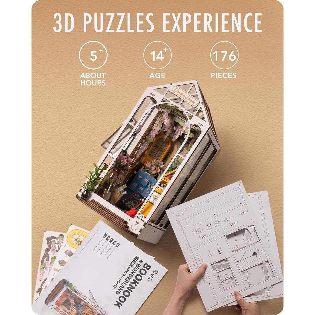 3D Puzzles Experience

5+ Age
About Hours

14+ Age

176 Pieces

Garden & House

Rolife House Wonderland

Modern Garden House

Booklet
