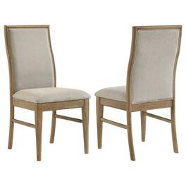 Coaster Co. of America - Adina Upholstered Dining Side Chair Barley (Set of 2) - Beige