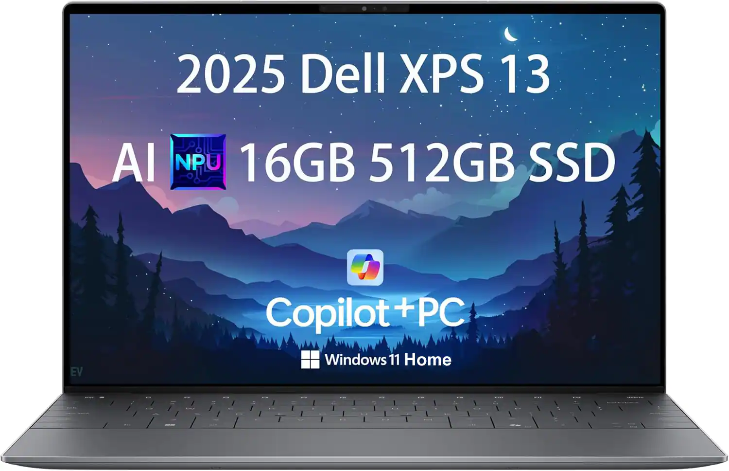 Dell - XPS - Copilot+ PC - 13.4" WUXGA Laptop - Snapdragon X Elite X1E-80 - 16GB Memory - 512GB Storage - Graphite