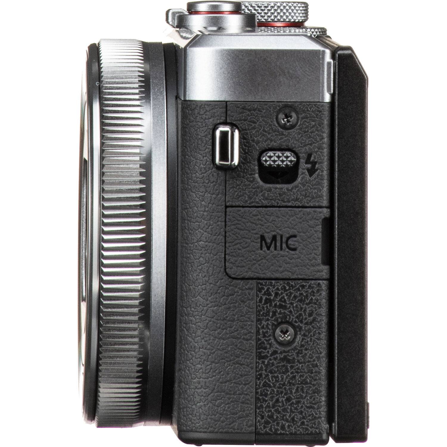 Alt View 6. Canon - Canon PowerShot G7 X Mark III Digital Camera Silver 64GB Bundle - Silver.