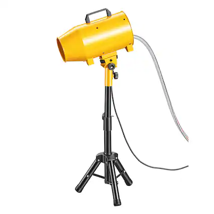 Front. VEVOR - Foam Machine, 180 W Party Foam Cannon,Portable Foam Maker with a Tripod Stand,Foam Party Machine with a Submersible Pump - Yellow;Black.
